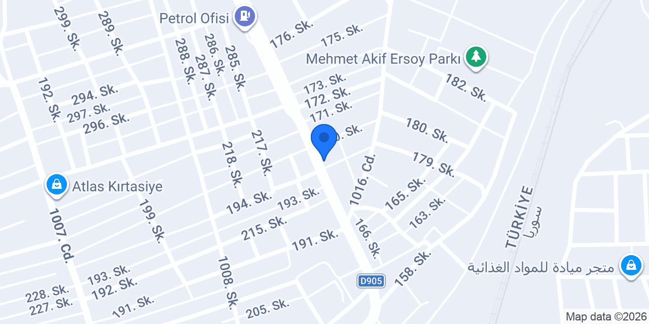 Akın Ticaret Ceylanpinar konumu