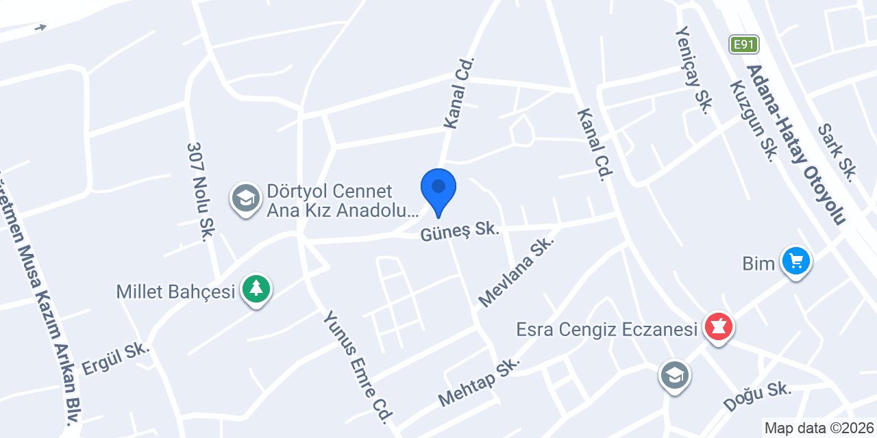 Kadiroğlu Prefabrik konumu