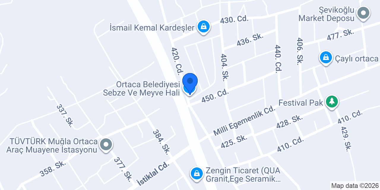 Ortaca Kantar konumu