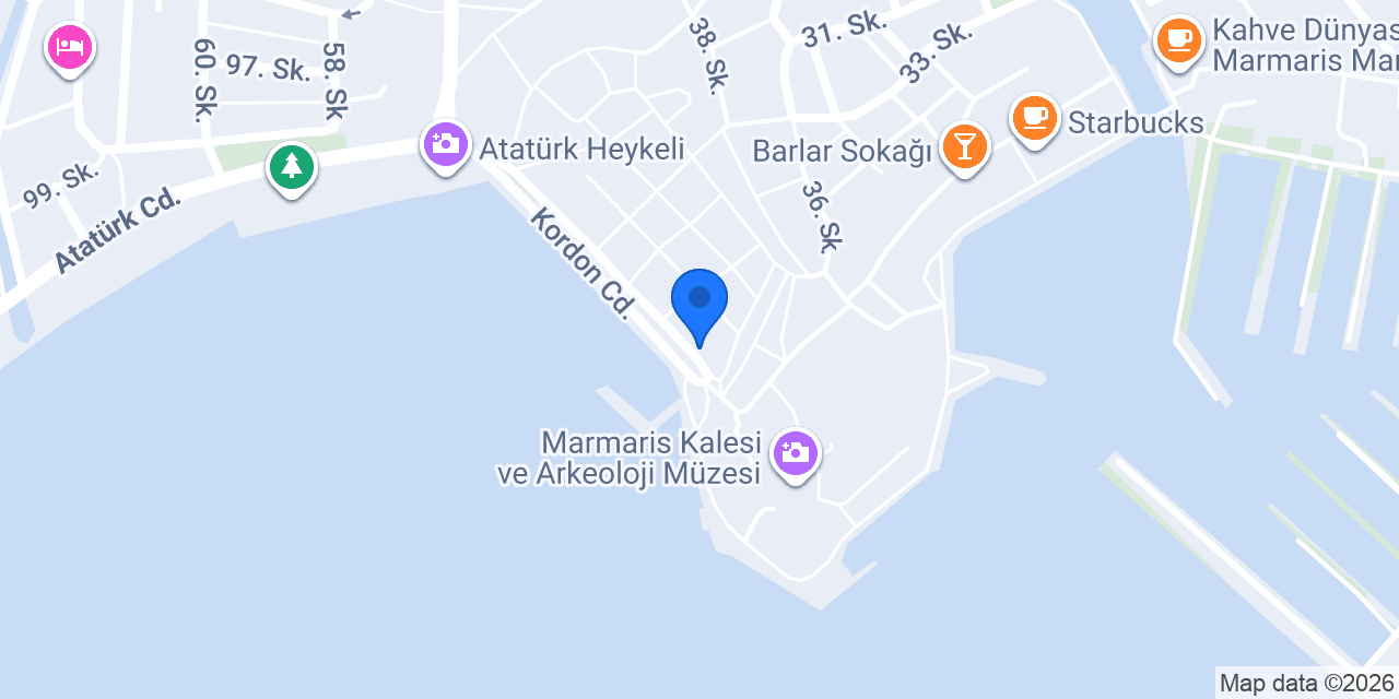Beyza Günay Yacht&Interior Design konumu