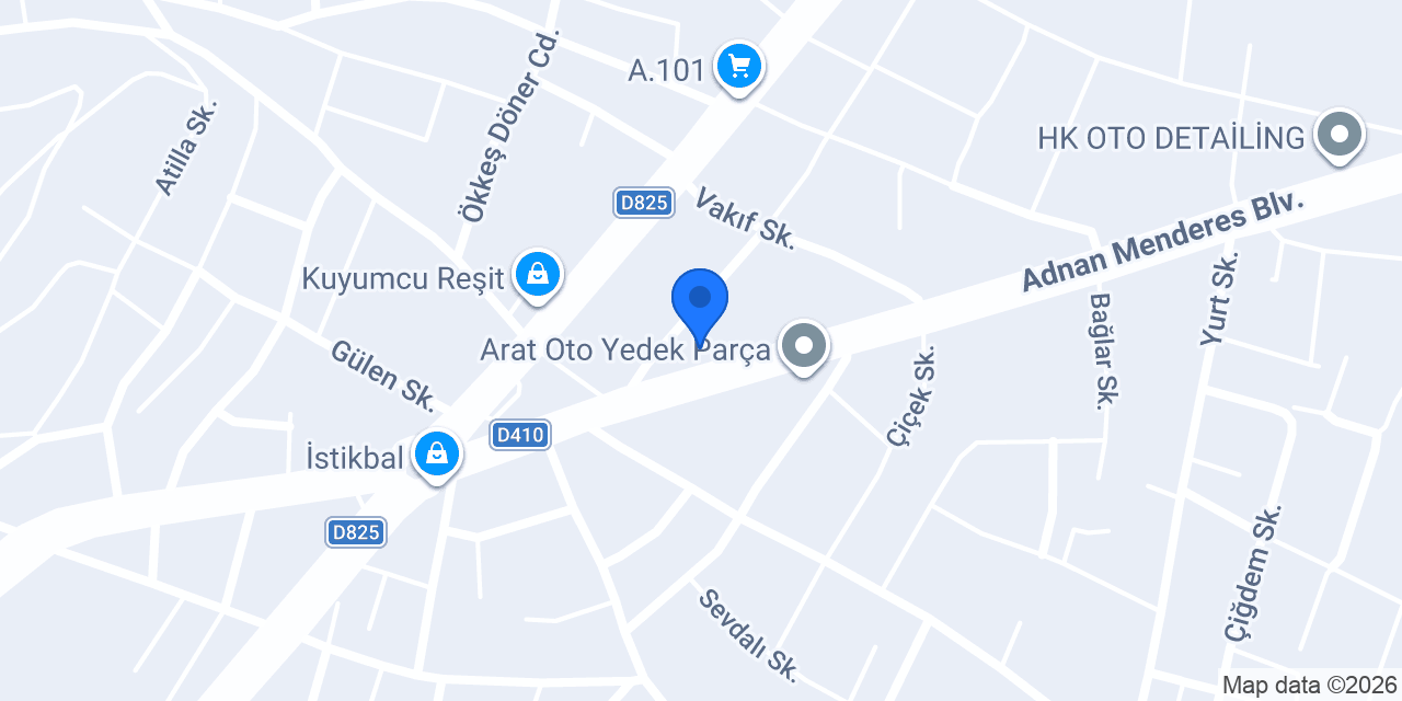 Abacı Oto Galeri konumu