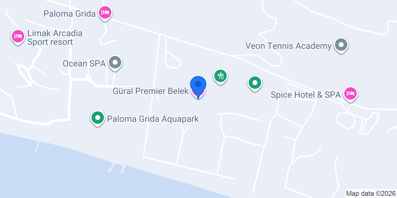 Güral Premier Belek konumu