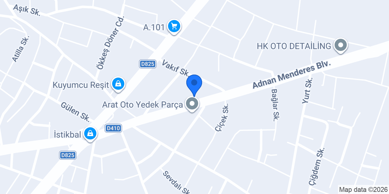 DEMİR OTO konumu