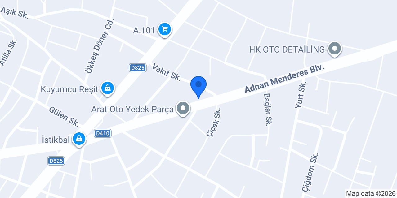 DEMİREL OTOMOTİV YEDEK PARÇA konumu