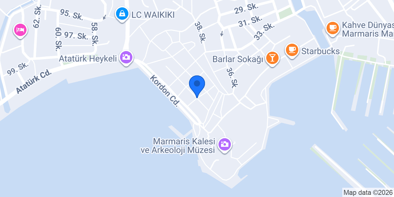 STEVİE G MARMARIS konumu