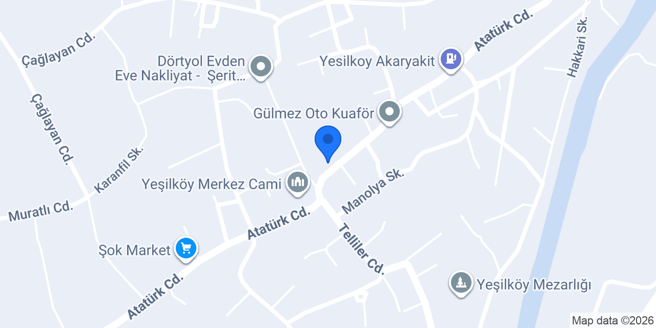 Kale Dekorasyon konumu