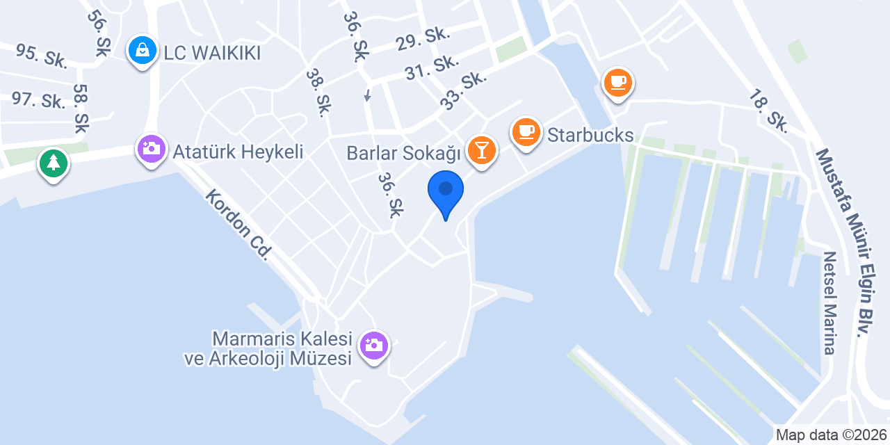 Felix Marina Marmaris konumu