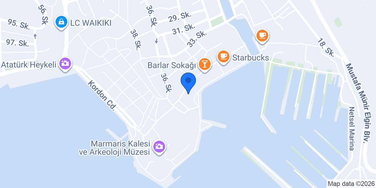 Tekin Usta Keçi Sütlü Dondurma marina konumu