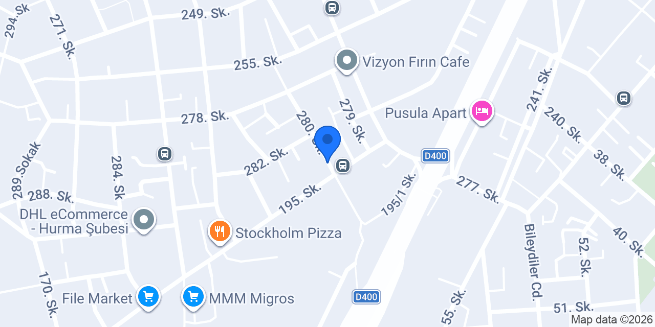 Ayazlı Elektrik konumu