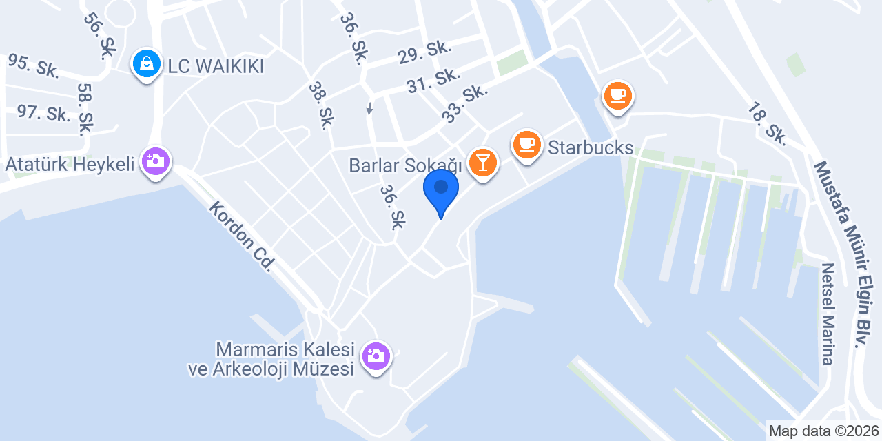 Babylon Marmaris konumu