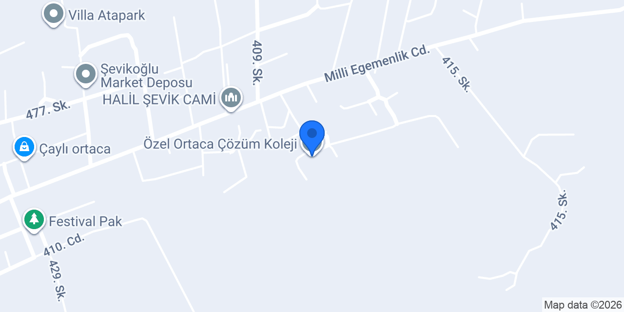 Özel Ortaca Çözüm Koleji konumu