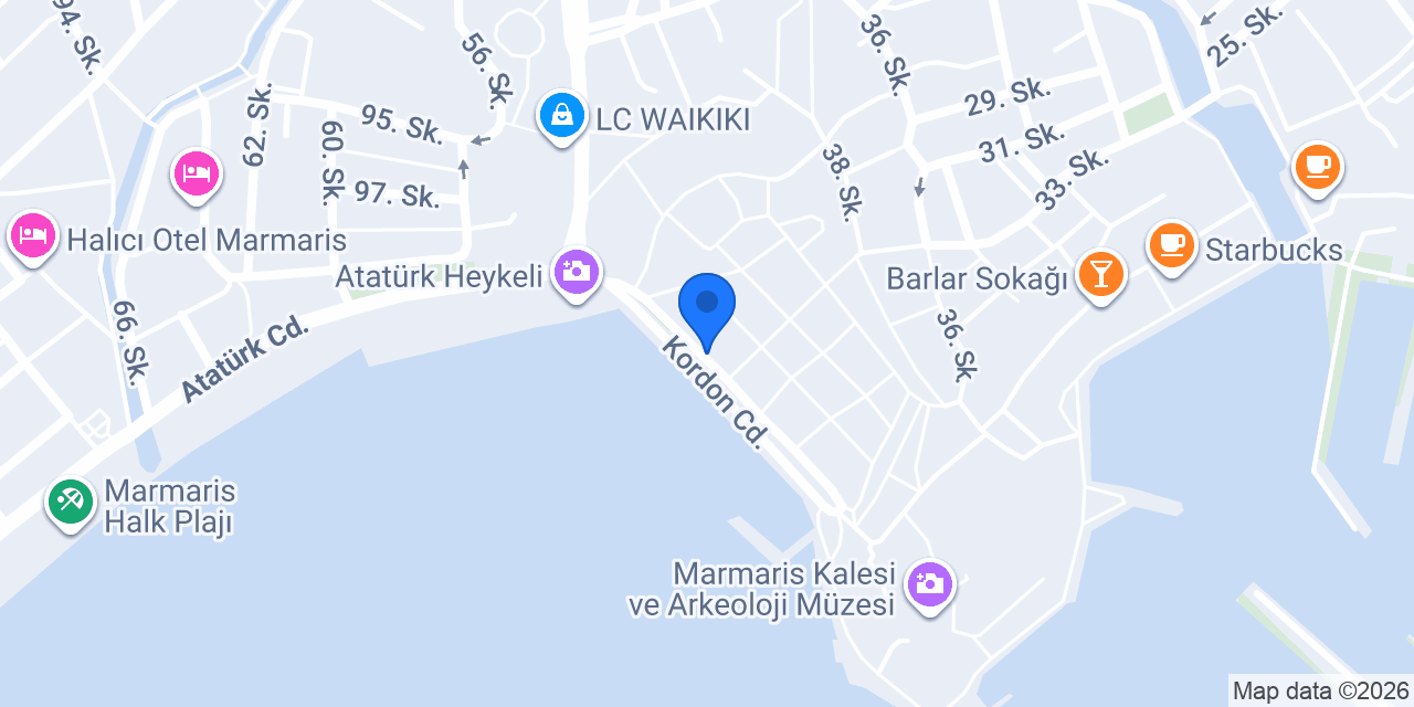 Diş Hekimi Merih Özyer konumu