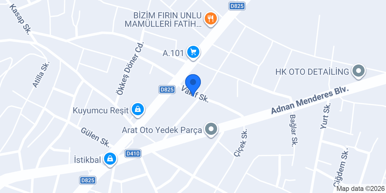 Vatan Seramik konumu