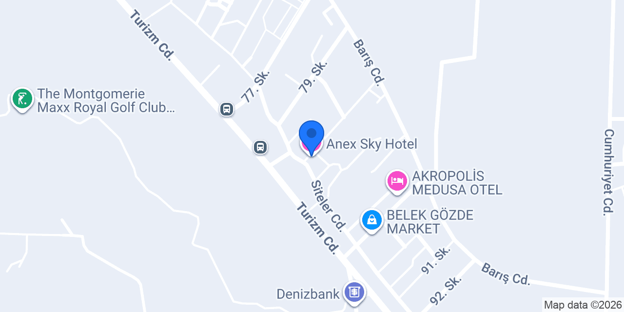 Anex Sky Hotel konumu