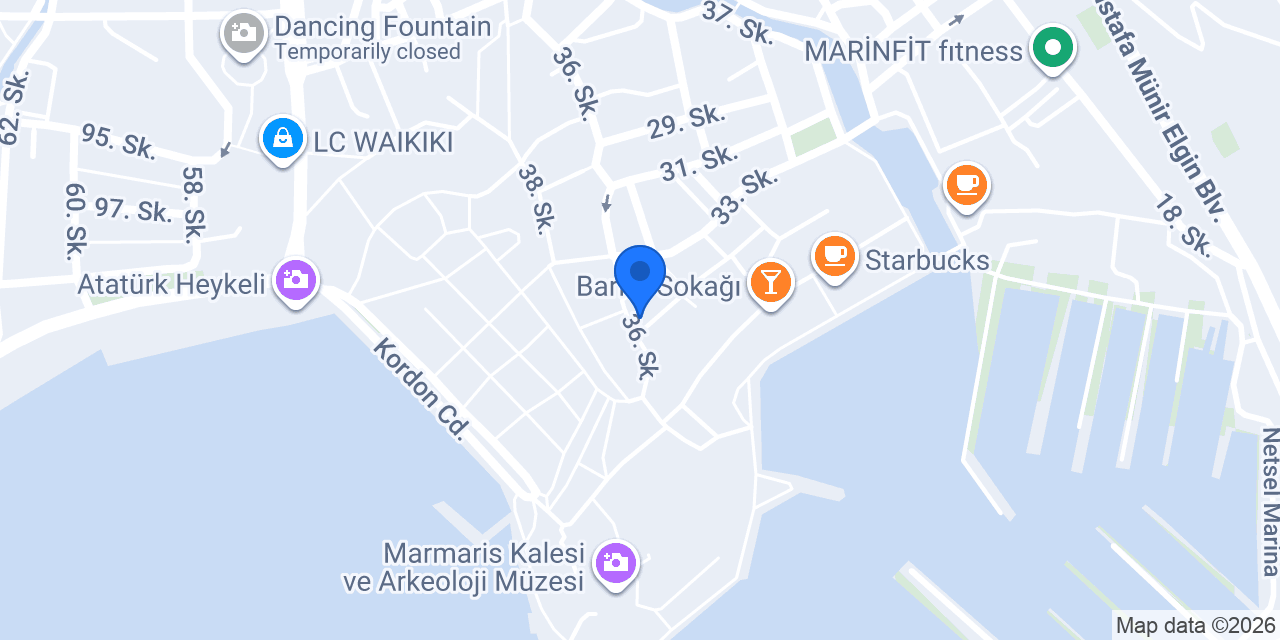 Balıkçıl Balık Restoranı konumu