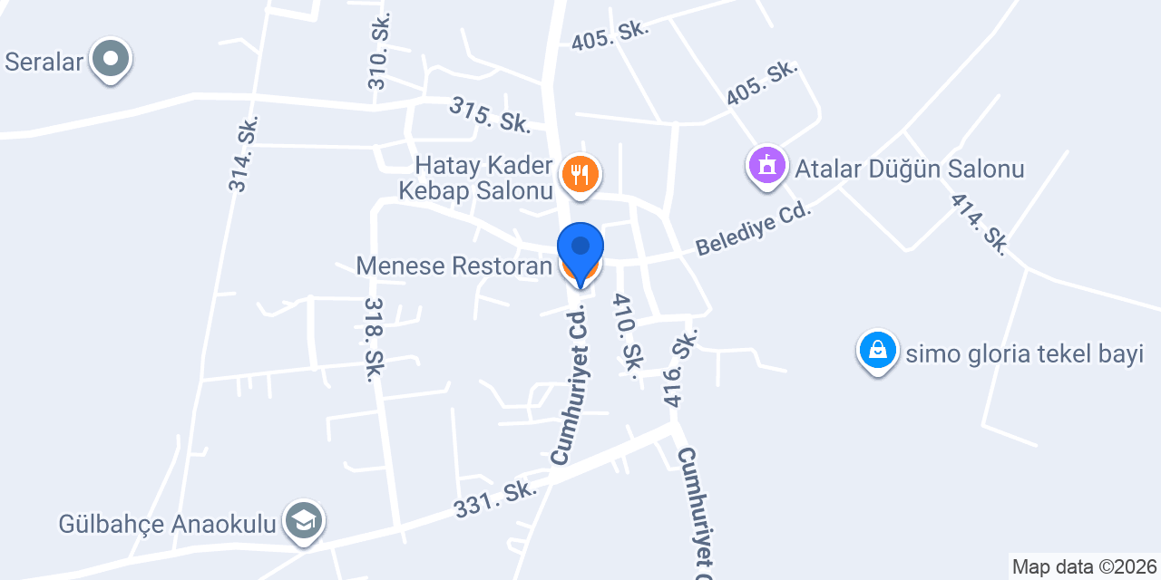 Menese Restoran konumu