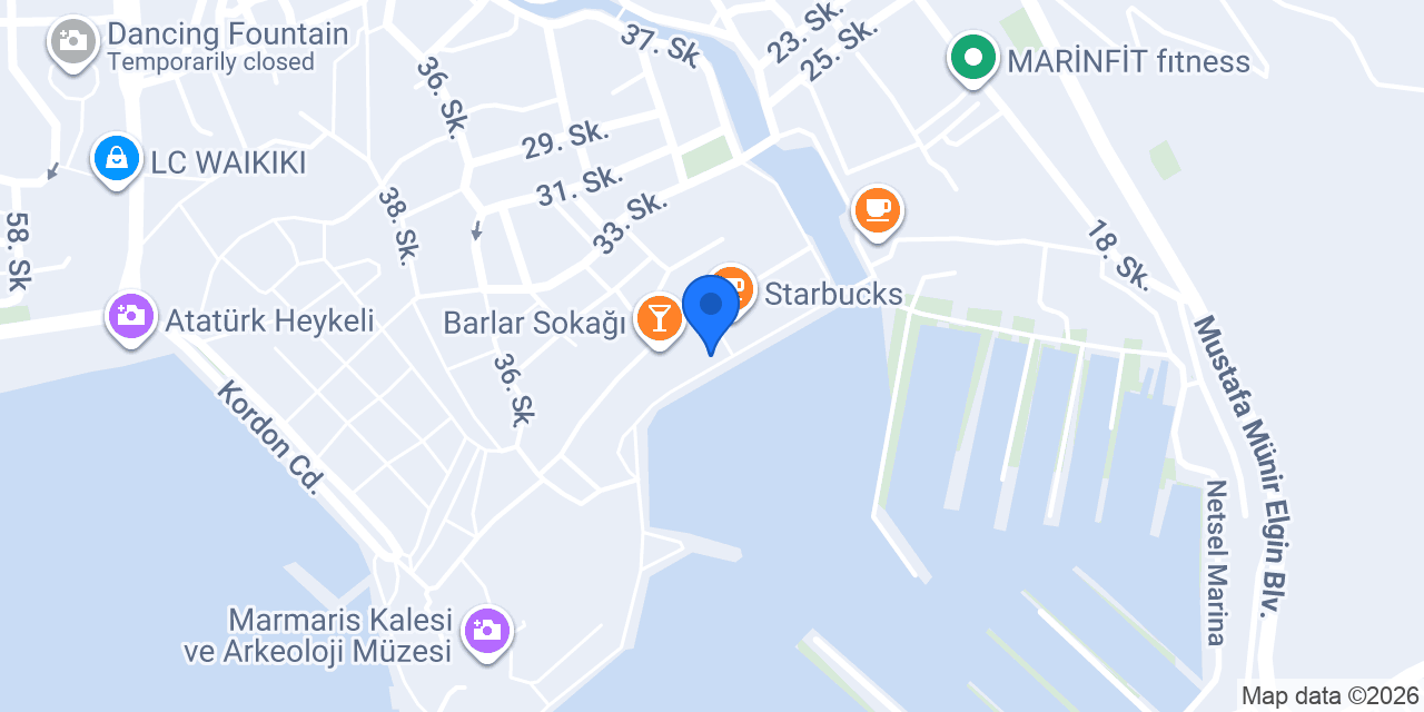 Hora Et & Balık Restaurant | Marmaris konumu