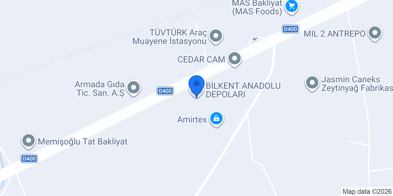 BİLKENT ANADOLU DEPOLARI konumu