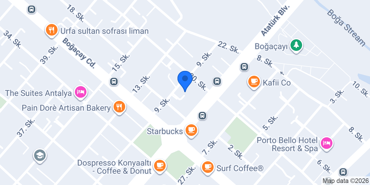 Deniz kurutemizleme konumu