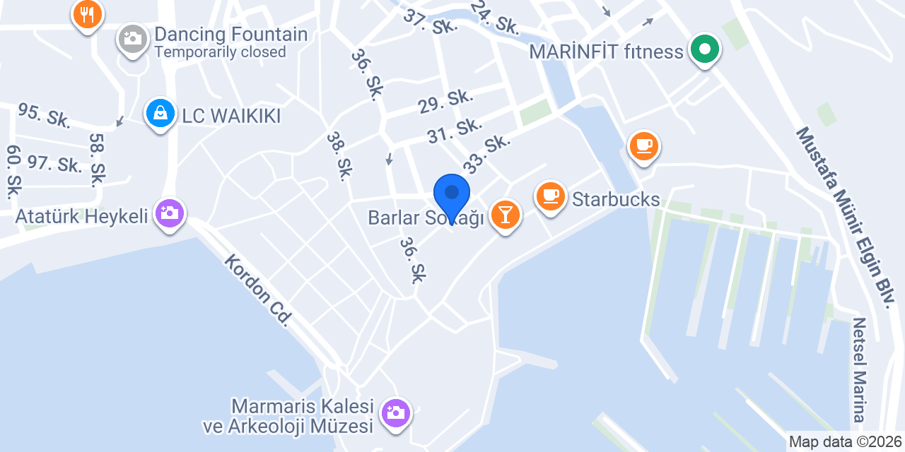 Koç Market konumu