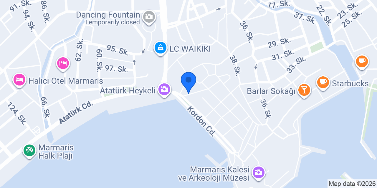 Yasmin Butik Otel konumu