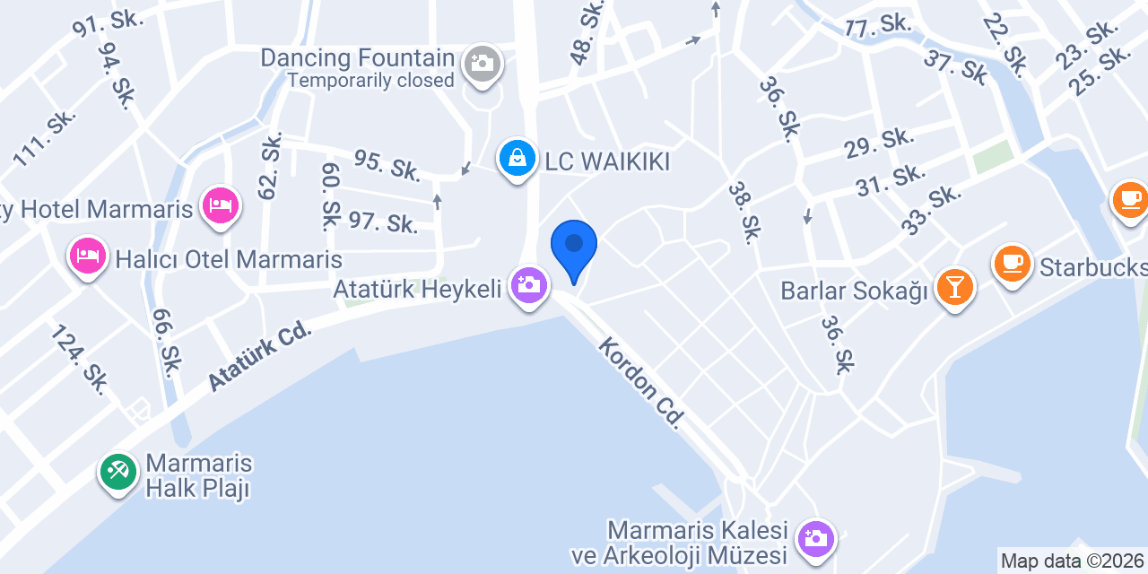 Marmaris Dental Center konumu