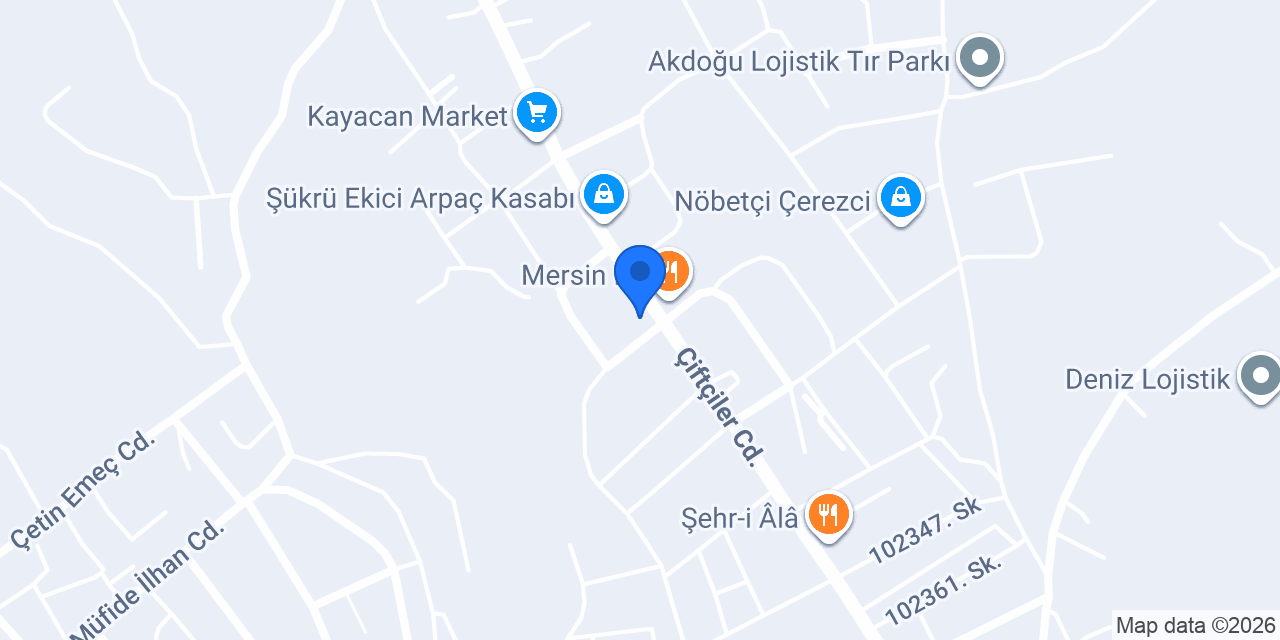 Oses çiğ köfte arpaç yalınayak şubesi konumu