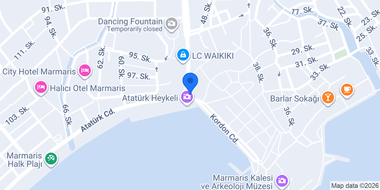 Egemen Rent a Car konumu