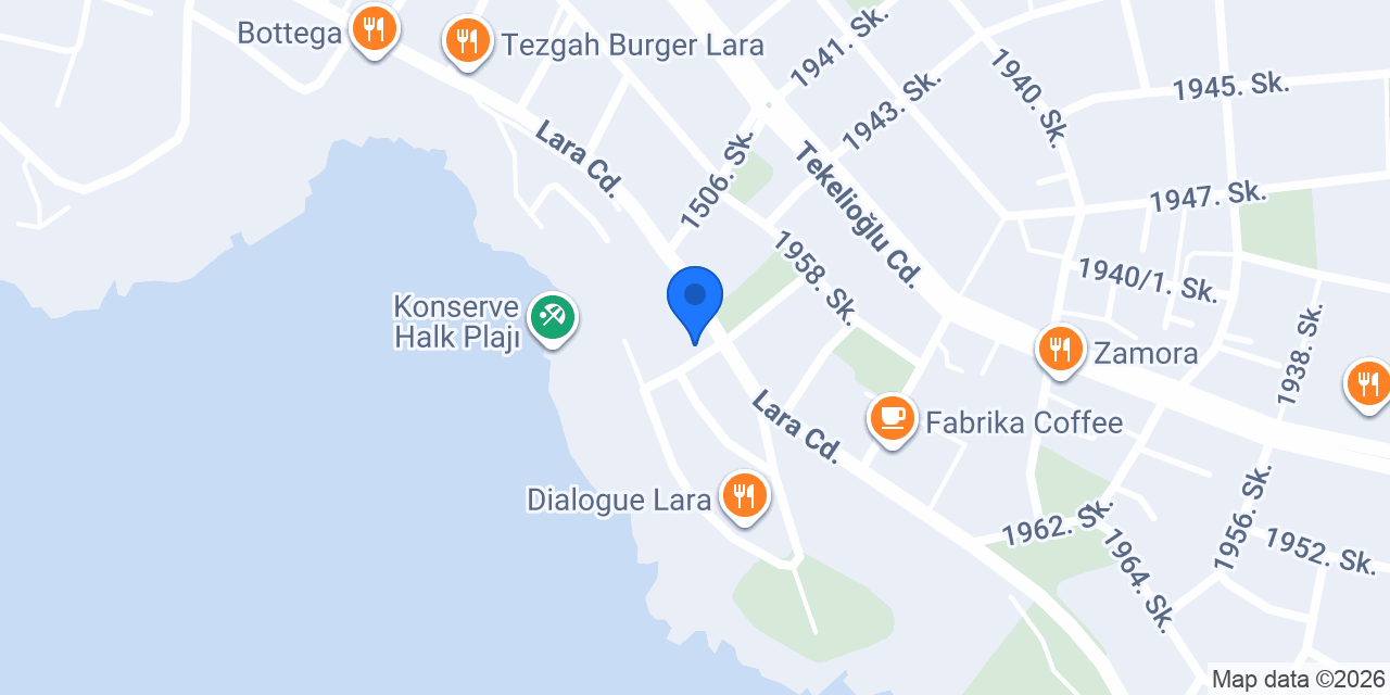Dağtekin Apart Otel konumu
