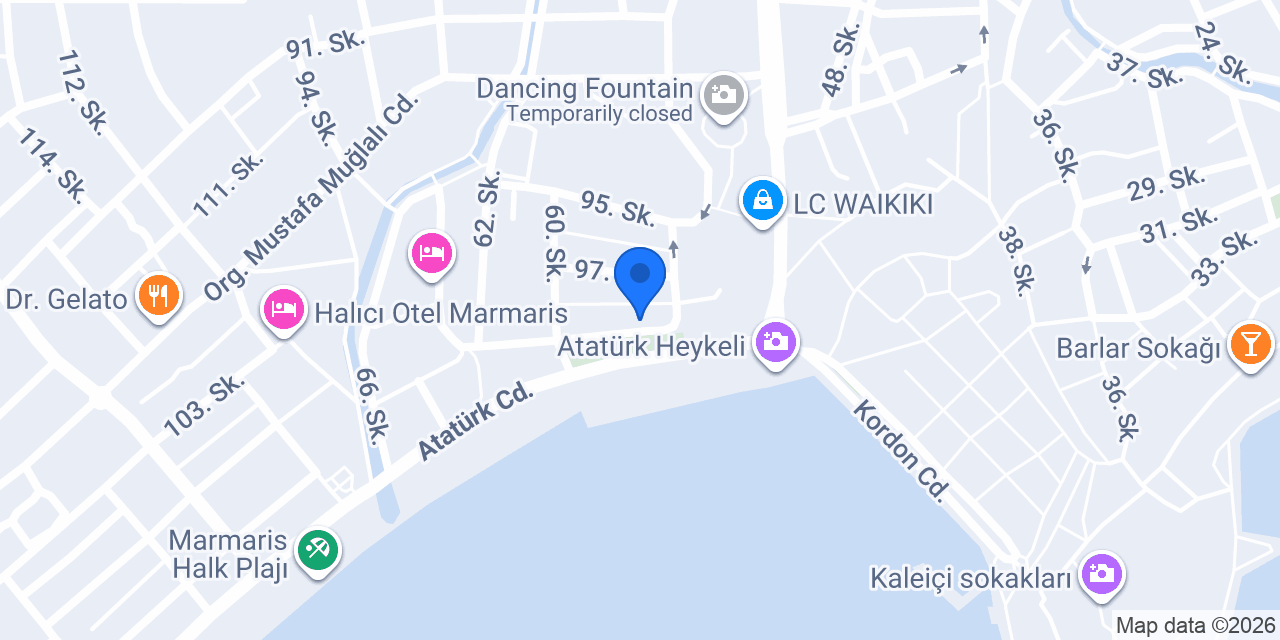 Marmaris 2. Noterliği konumu