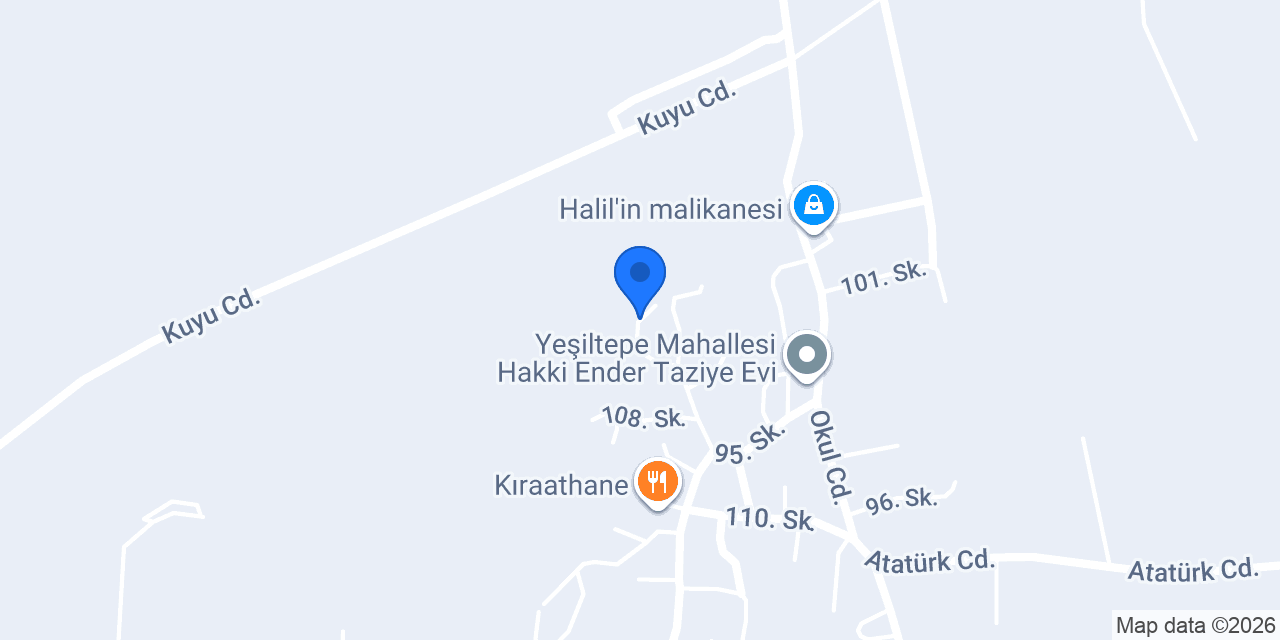 Şahinler konumu