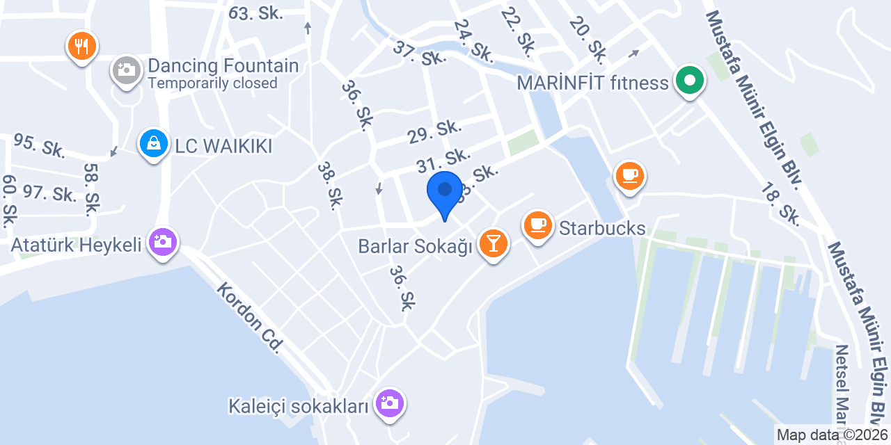Okan Cafe konumu
