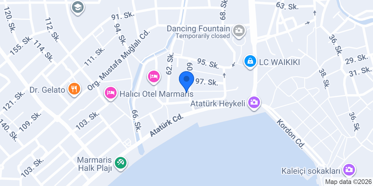 Marmaris İlaçlama konumu