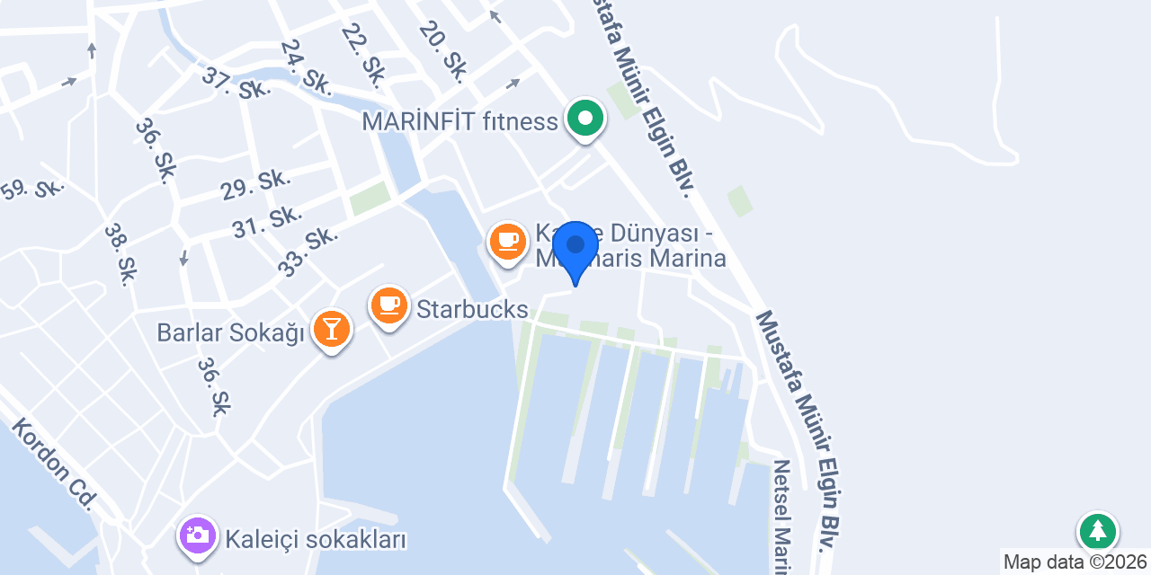Gill Marmaris Netsel Marina konumu