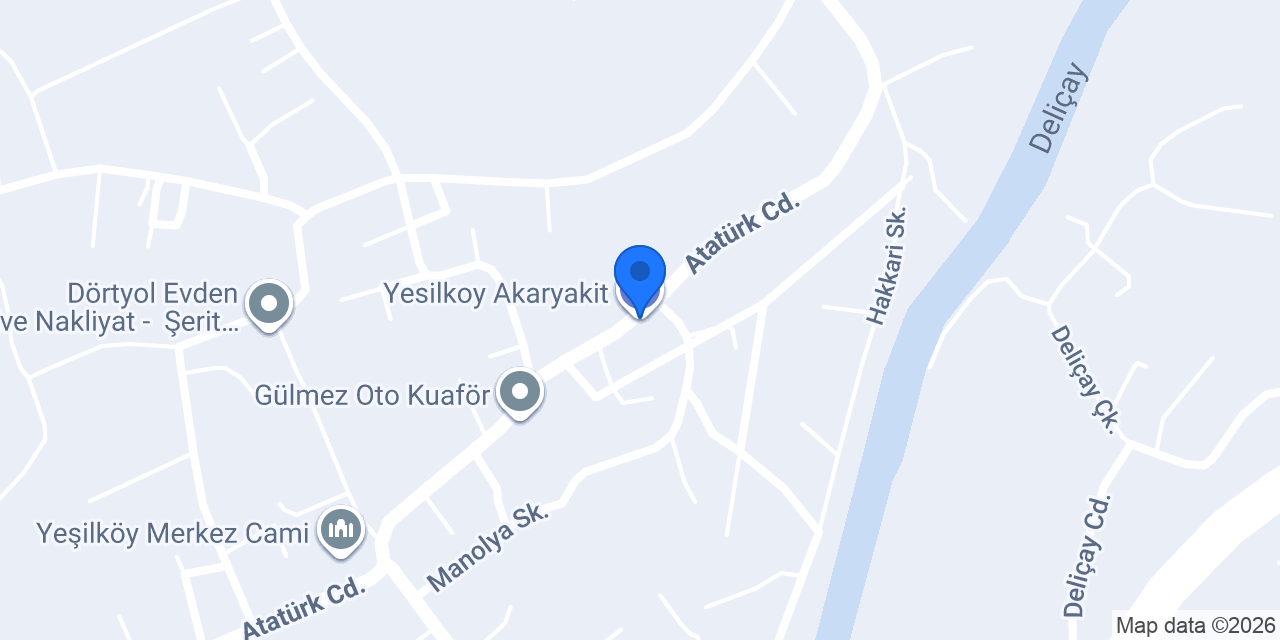 Yesilkoy Akaryakit konumu