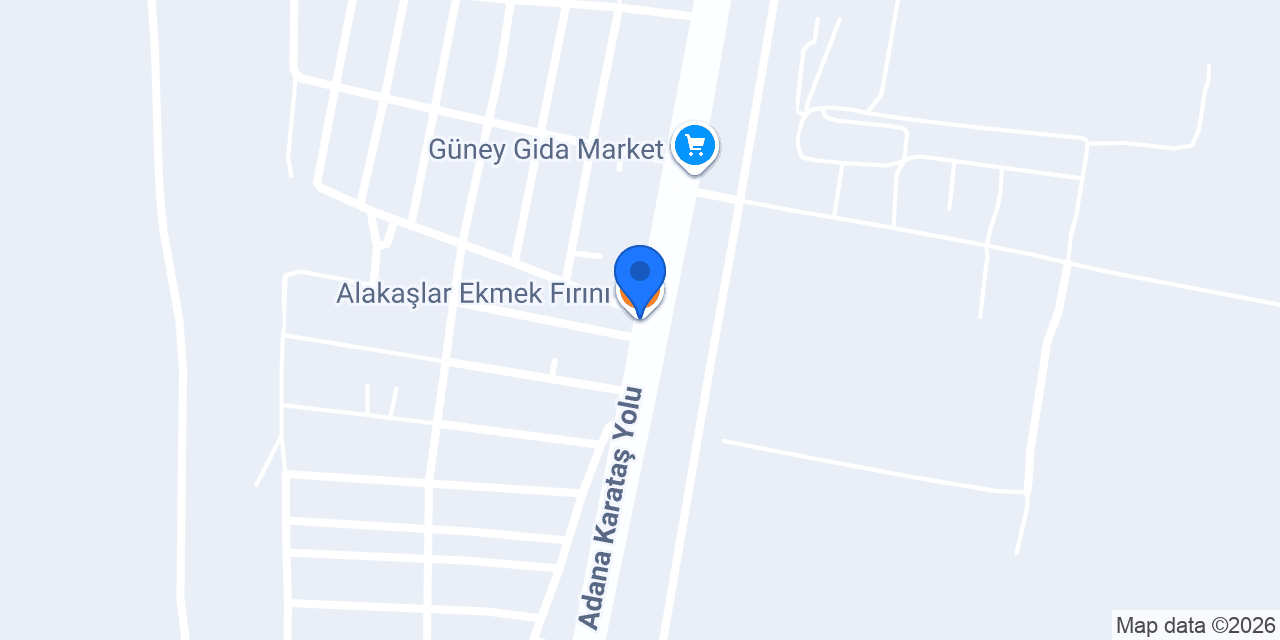 Alakaşlar Ekmek Fırını konumu