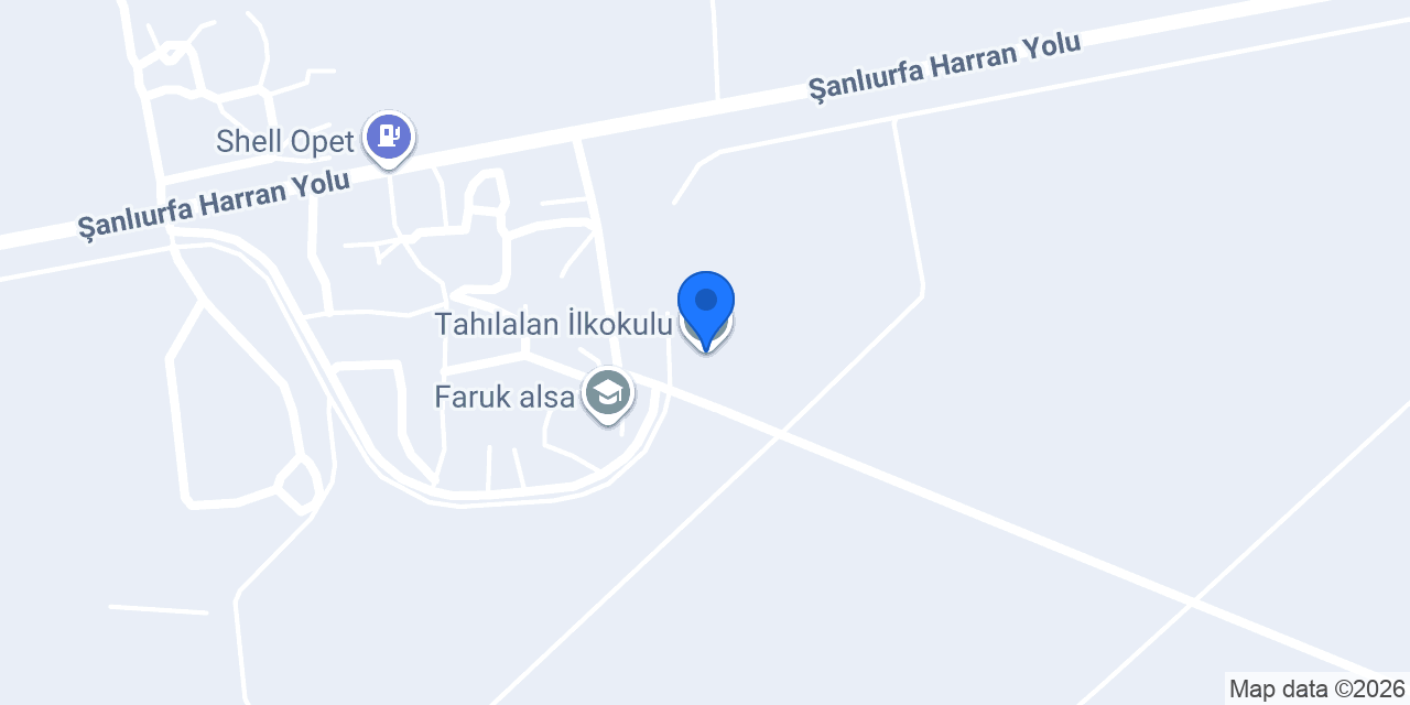 Tahılalan İlkokulu konumu