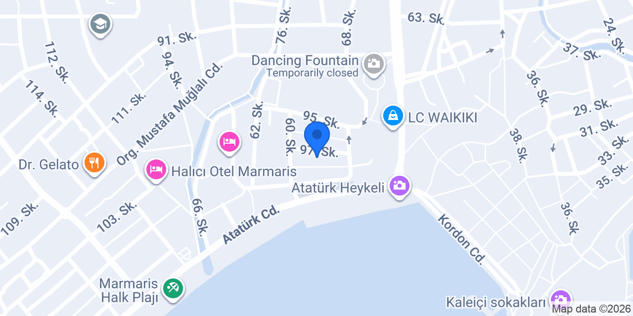 Marmaris Böcek Kontrol konumu