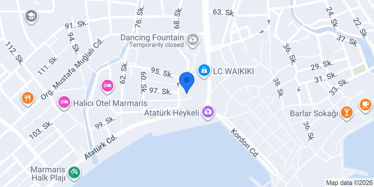 Esnaf Marmaris konumu