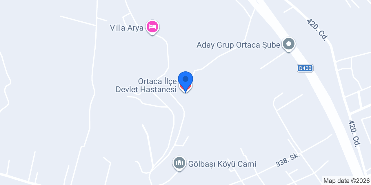 Ortaca İlçe Devlet Hastanesi konumu