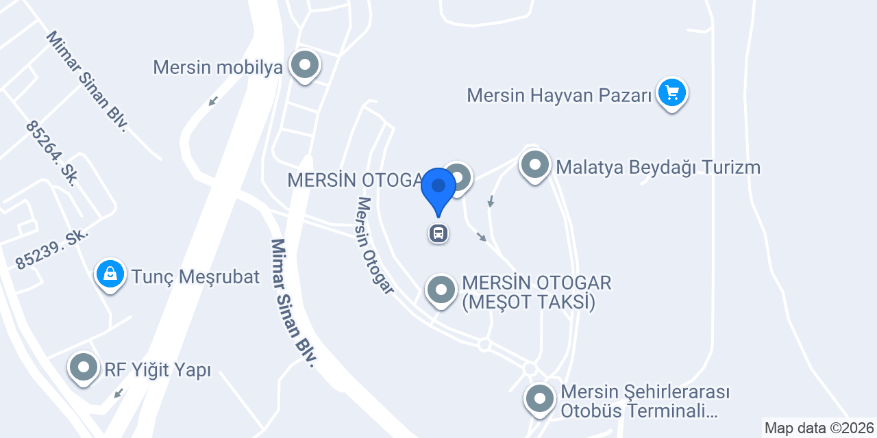 Kamilkoç Otobüsleri A.Ş konumu