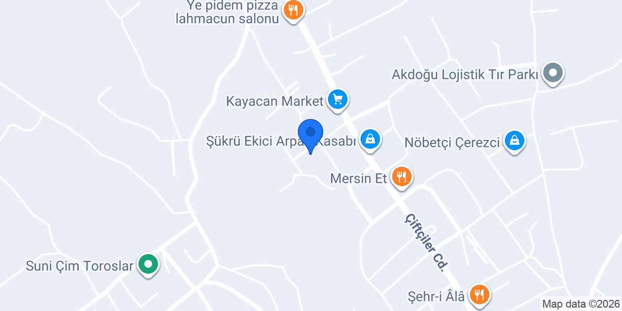 Hekimhan Bitkisel Üretim Tesisi konumu