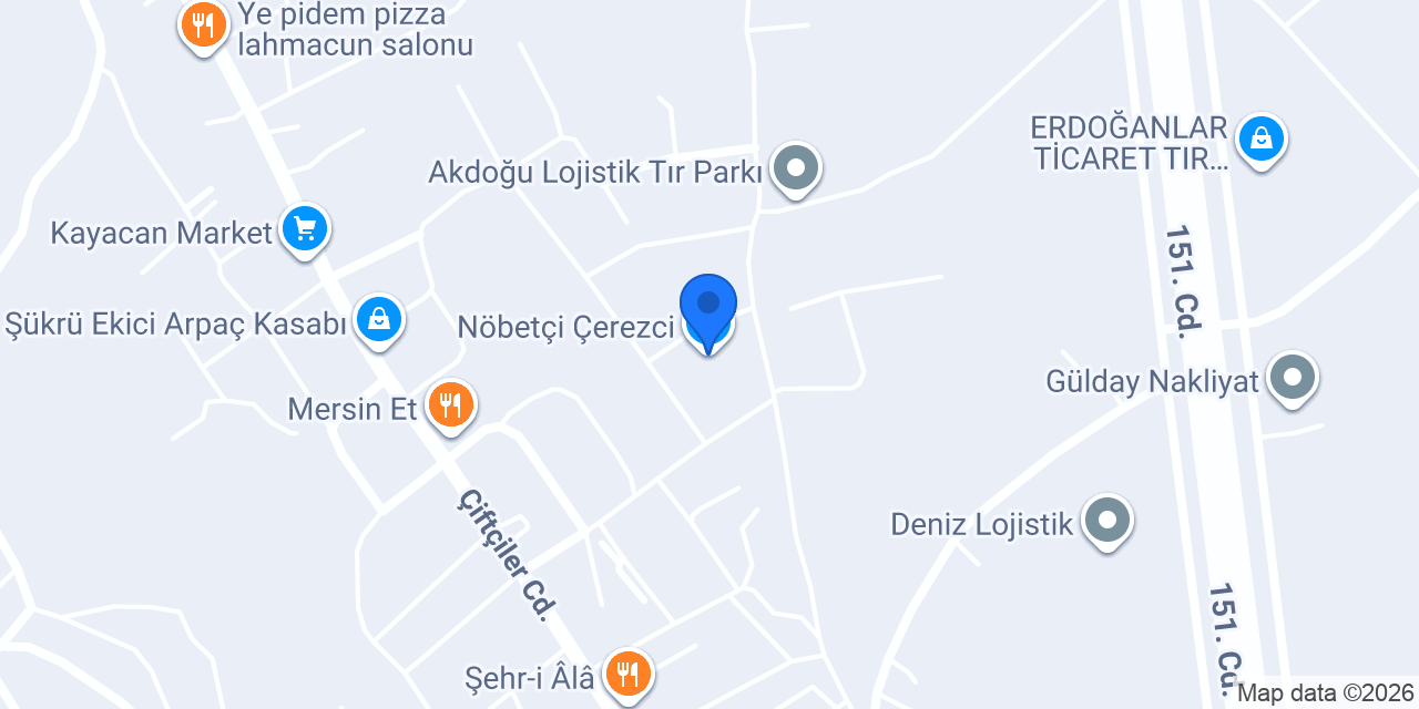 Nöbetçi Çerezci konumu