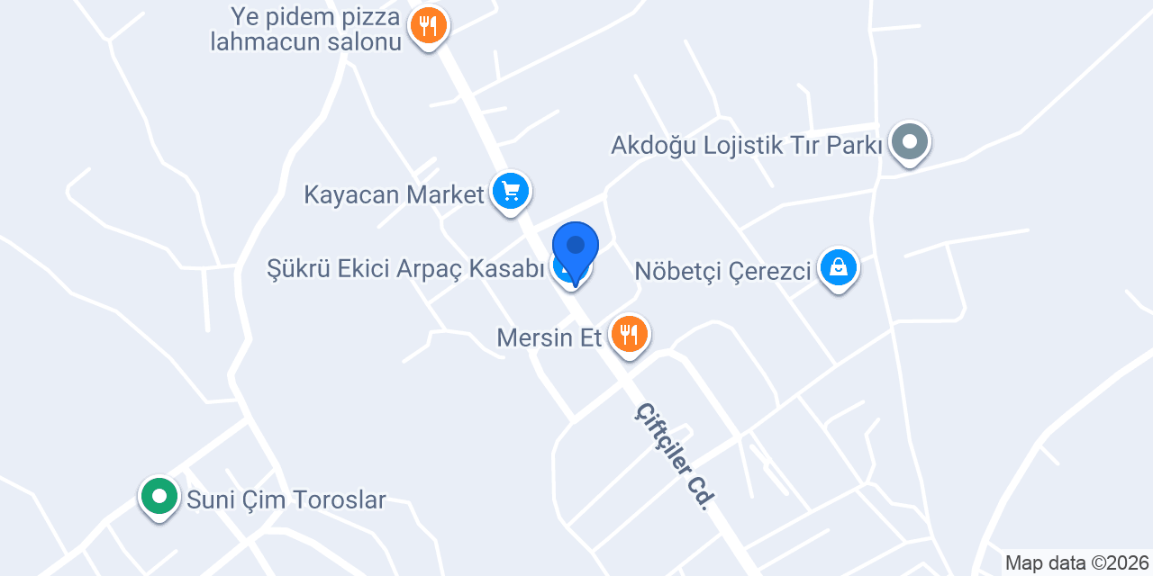 Şükrü Ekici Arpaç Kasabı konumu