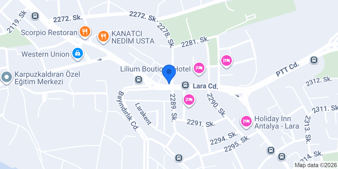 Özel Yaprak Anaokulu konumu
