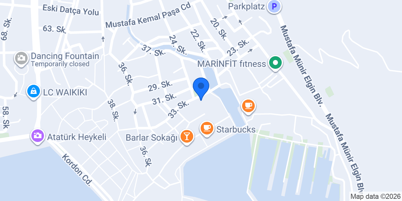 Gusto Pizza & More Marmaris konumu