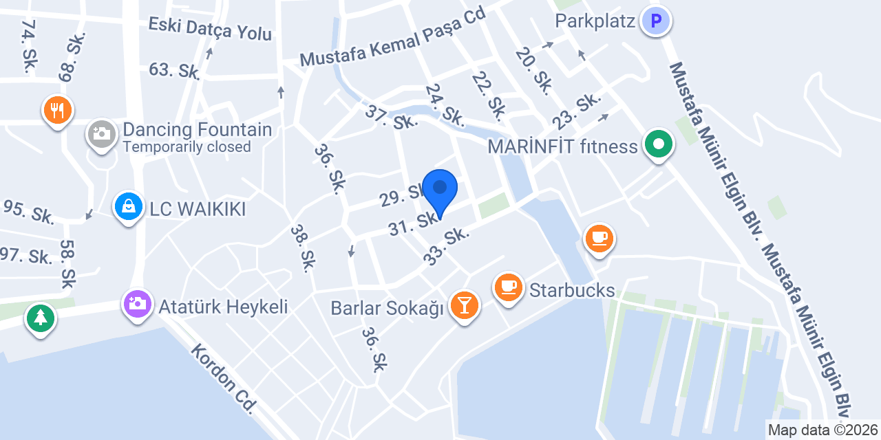Kılıç Matbaa Marmaris konumu
