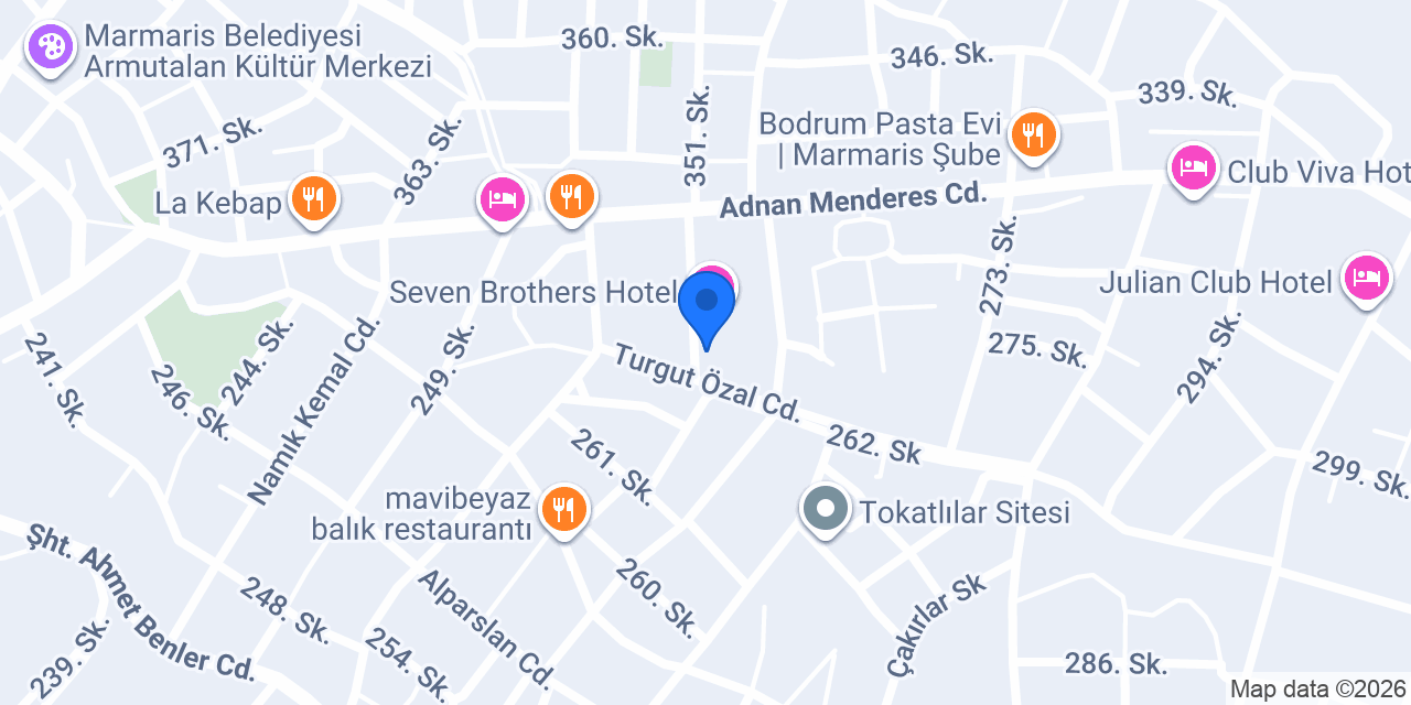 Seven Brothers Hotel konumu