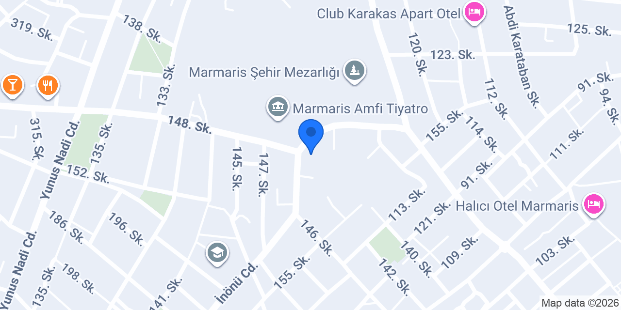 Cmd Erçelik Yapı Marmaris Ofis konumu