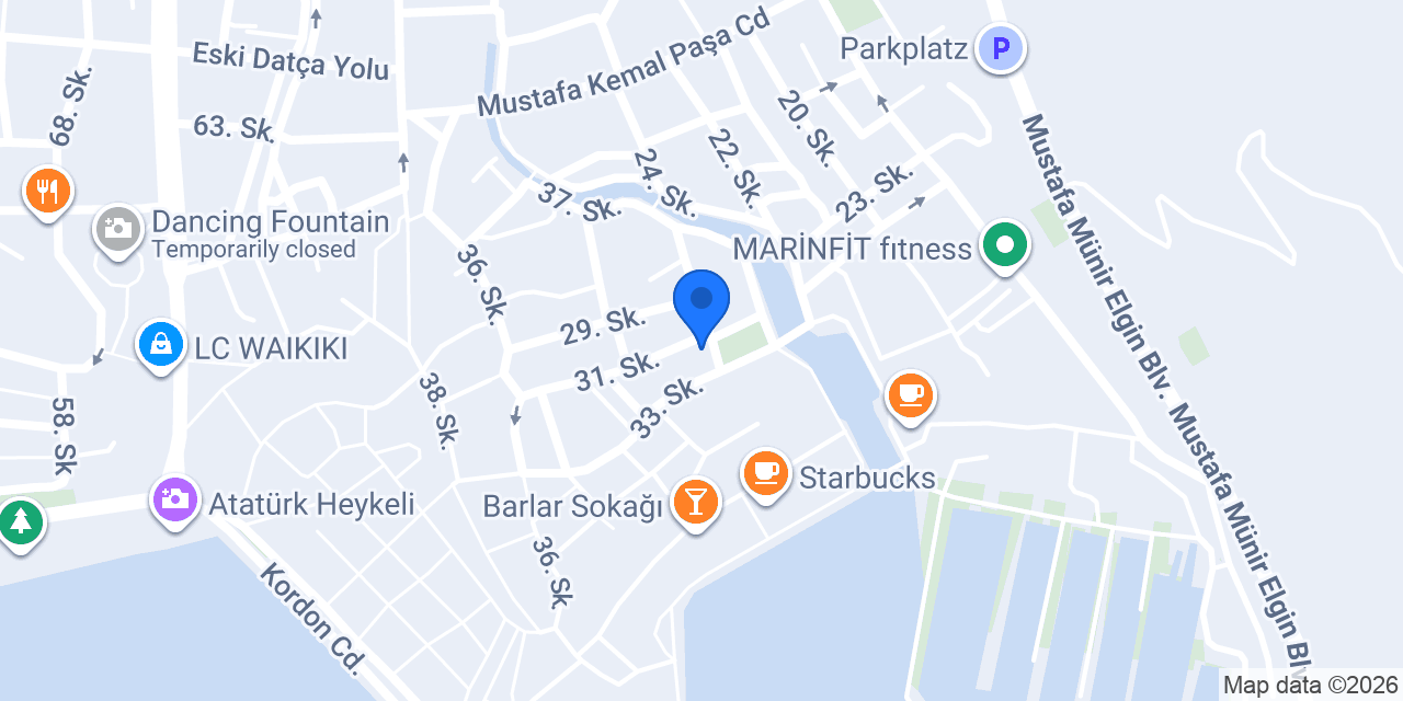 Çınar Cafe konumu